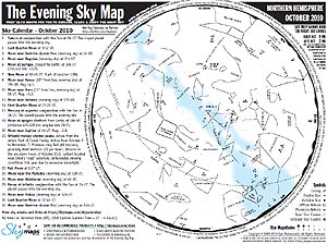 карта звездного неба (октябрь)